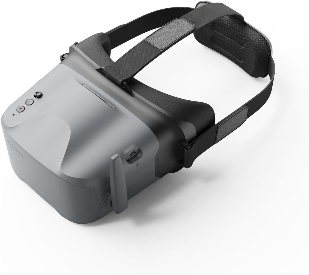 BETAFPV VR04 FPV Goggles with DVR Function 5.8G 48CH 4.3inch Screen 480P Resolution, Built-in 2000mAh Battery Support Record & Replay Compatible with FPV Drone like Cetus Meteor Air Pavo Series Drone