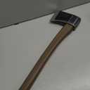 27" realistic foam Felling Axe Toy LARP Cosplay Weapon