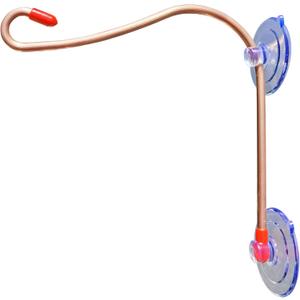Window Mount Hook Copper for Hummingbird Feeder Hanger with Suction Cups 1Pcs