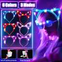 MIBOTE 269Pcs Led Light Up Toys Party Favors Glow in the Dark Party Supplies for Kid/Adults with Light Up Glasses,Headband,Rings,Bracelets,100 Glow Sticks Bulk Party Pack DIY Glow Neon Party Supplies