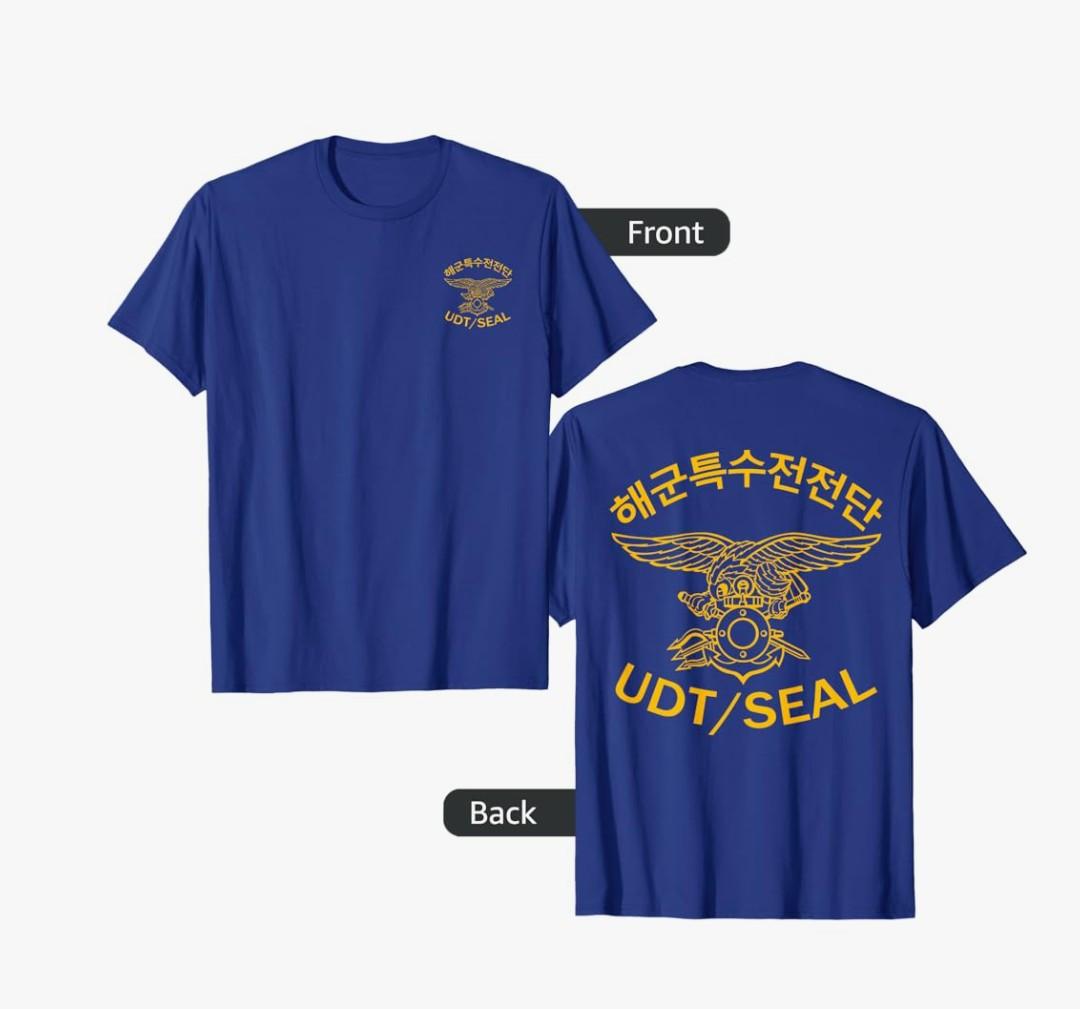 South Korean Navy Special Forces UDT SEAL T-Shirt, XL