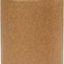 Get Set Style Modern Round Ottoman with Soft Padded Seat, Multifunctional Vanity Stool for Makeup, Upholstered Footrest Stool Ottoman Foot Stool for Living Room, Bedroom (Brown)