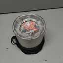 HGD Tabletop Fire Pit, Smokeless Firepit Outdoor, Mini Fire Pit for with Carry Bag for Camping Backyard Patio Garden Picnic, Silver (8.0H x 5.5D Tabletop)