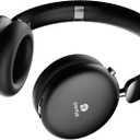 M2 Black Wireless Over The Ear Headphones with Deep bass, Head Mounted Bluetooth Earphones Foldable and Noise Cancelling Stereo Sports Earphones, Suitable for Smartphones, Tablets