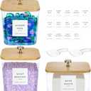 POLRAI 3 Pack Laundry Room Organization Storage Containers Acrylic Laundry Pod Containers and Dryer Sheet Holder with Lids and Labels for Laundry Detergent Laundry Pods Dry Sheet Organizing