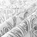 2 x Timeet 17In  78.7In Peel and Stick Wallpaper for Bedroom Funny Wall Paper Removable Self Adhesive Contact Paper Black and White Wallpaper Decor