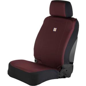 Carhartt Universal Nylon Duck Canvas Fitted Bucket Seat Cover, Durable Seat Protection with Rain Defender, Single, Port (One Size)
