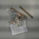 Franklin Brass 5 Pack Champagne Bronze Gold Cabinet Handles Adjustable Drawer Pulls for Kitchen Cabinet Knobs Dressers and Cupboards Fits 1-3/8 to 4 Inch (35102mm) Hole Center | Adjusta-Pull