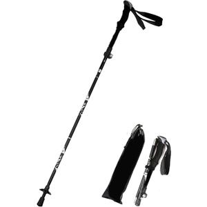 Lightweight Aluminum Collapsible Trekking Pole, Adjustable 7075 Walking Stick for Hiking, Travel & Outdoor Adventures, Quick-Lock Foldable Design for Men and Women
