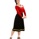 Clarisbelle Arvilhill Men's 7 Pcs Popeye Costumes Halloween Deluxe Full Set Sailor Outfits (S-3XL)