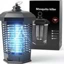 Bug Zapper Outdoor/Indoor Plug-in, 4200V High Voltage Electric Mosquito Killer, IPX6 Waterproof - Effective Fly, Gnat, and Insect Trap for Home, Garden, Camping, and Patio