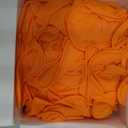 TitanFlex Heavy Duty Orange Industrial Nitrile Gloves with Raised Diamond Texture, Latex Free (6mil/8mil), XL