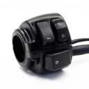 Motorcycle Handlebar Control Switch Kit, 1 Inch/25mm, Black, for Harley Dyna Fatboy Sportster Softail Touring 1996-2013