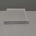 CiaoHER 2in Thickness Solid Acrylic Cube Display Block Clear Polished Pedestal Stand Riser Solid Base 2'' x 11" x 11", 1 Pack