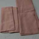 DUALIFE Baby Pink Curtains Blackout 72 Inch Length - Room Darkening Curtain for Nursery Thermal Insulated Grommet Panel Pair 34 x 72 Inches Long, 2 Panels (34"W x 72"L (Pack of 2))
