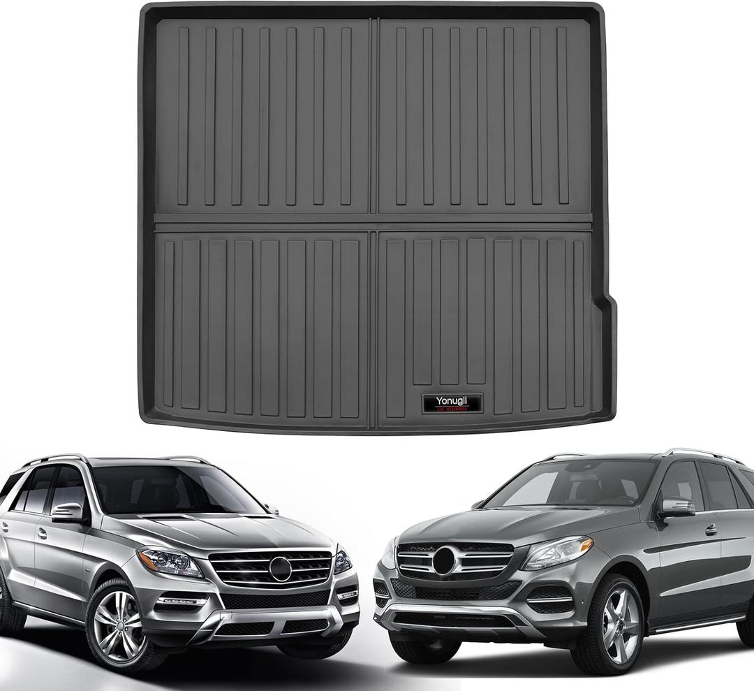 Custom for 2016-2019 Mercedes-Benz GLE /2012-1015 Benz ML Cargo Mats Trunk Liner All Weather TPE Protection Mat Accessories (for 2016-2019 Benz GLE/ 2012-2015 Benz ML)