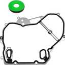 Timing Cover Gasket Set - Compatible with 2002-2016 2.0L 2.2L 2.4L Chevy Cobalt Captiva Sport HHR Impala,GMC Terrain,Pontiac G5 G6 Buick Regal, Verano, Replace# TCS46079, 24435052