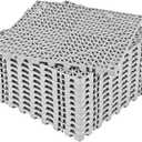 ToLanbbt Modular Interlocking Cushion 12P 11.8" x 11.8" Interlocking Rubber Floor Drain Holes Non-Slip Splicing Drainage Mats for Deck, Shower, Kitchen, Drain Pool, Sauna Bath, Indoor Outdoor (Grey)