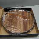 Acacia Wood 16" Lazy Susan Turntable Organizer for Table Top, Farmhouse Large Round Lazy Susan for Cabinet Kitchen Centerpieces Dining Table, for Condiments Charcuterie, Bathroom Vanity Tray Decor