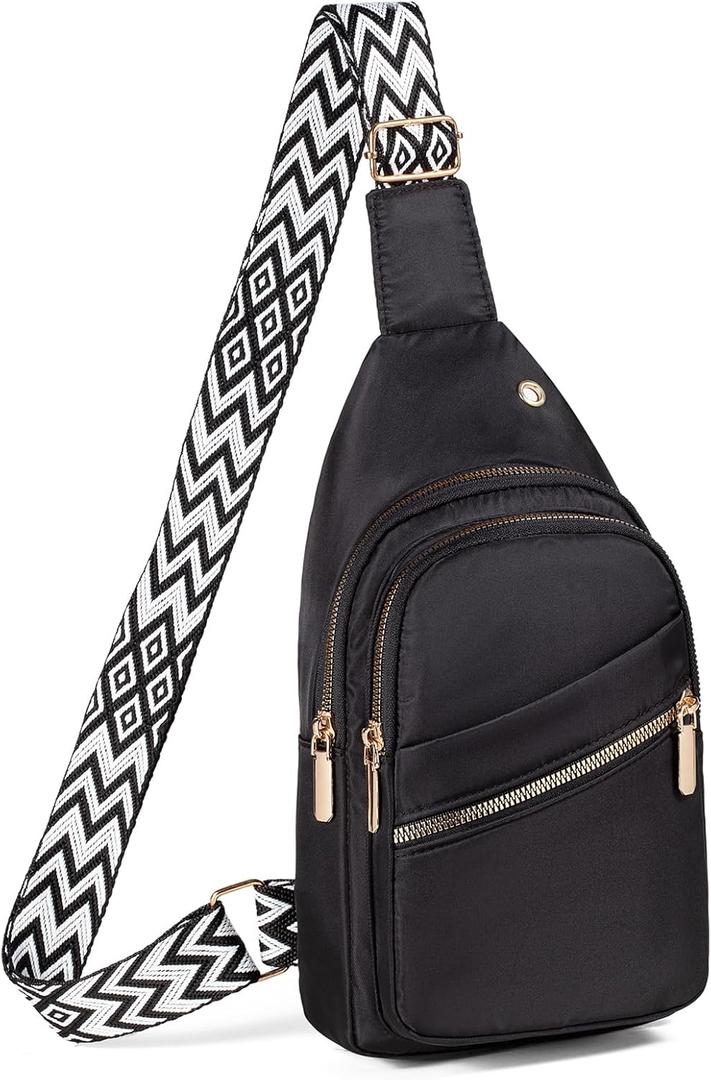 Crossbody Sling Bag Small Sling Backpack, Cross Body Bag Chest Bag for Women Men Travel Hiking Daypack