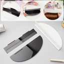 2 Pieces Hair Extension Holder Acrylic Hair Color Rack Display Hair Extensions Stand Organizer Lightweight Portable Storage Wig holder for Hand Tied Weft Full Bundle Tool Hair Styling Weave Wash Color