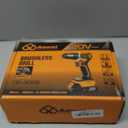 Cordless Drill Set/Driver, 20V Electric Power Drill With Battery And Charger, 40N Torque, 20+1 Settings, 2 Batteries,3/8-Inch Keyless Chuck, Driver Bits Kit, LED Light (Yellow Model - Includes 2 Batteries)