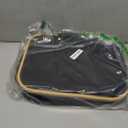 LONBET Laundry Basket with Lid, Made from Breathable Fabric | Aesthetic Clothes Hampers for Laundry with Side Handles & Sturdy Bamboo Frame (26 Gallons - Single, Black)