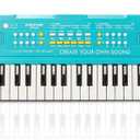 Keyboard Piano for Kids, BIGFUN 37 Keys Toddler Piano Multifunction Music Educational Instrument Toy, Electronic Kids Keyboard for 3-7 Year Old Girls and Boys (Blue)