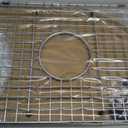 Serene Valley Sink Bottom Grid 20" X 13", Centered Drain with Corner Radius 2", SVM2013C, Medium