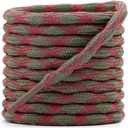 DELELE 2 Pair Round Wave Shape Non Slip Heavy Duty and Durable Outdoor Climbing Shoelaces Hiking Shoe Laces Shoestrings