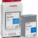 Canon PFI-107C Ink Tank 130 ml (Cyan) in Retail Packaging (CNM6706B001AA)