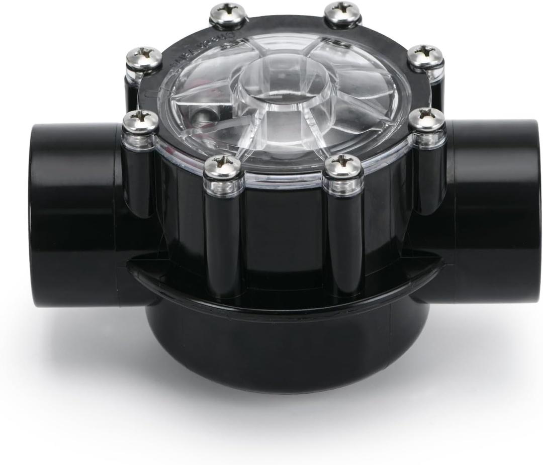 7235 Check Valve Replacement for Jandy 1-1/2-Inch to 2-Inch 180-Degree Check Valve Straight Through Flow Compatible with Pool and Spa