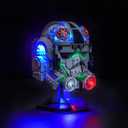 LED Lighting Compatible with Lego 75429 at-at Driver Helmet, Light Kit Compatible with Lego 75429, NOT Included The Model Set - JUST Lights(B-Light CR Version)