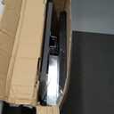 Drive Medical Overbed Table with Wheels - Secure Height Adjustment for Comfort - Non Tilt Surface - Smooth Rolling Design - Home & Hospital Use - Woodgrain Laminate Top - Silver Vein