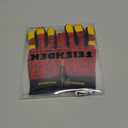 Kids Genuine Leather Work Gloves, Safety Gloves, Touch Screen, Reflective, Breathable Design, for Children (Medium (6-9 Years Old), Red)