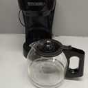 BLACK+DECKER 12-Cup Coffee Maker with Easy On/Off Switch, Easy Pour, Non-Drip Carafe with Removable Filter Basket, Vortex Technology, Black