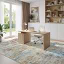 WITSHOCK 8x10 Area Rugs for Living Room : Machine Washable - Non Slip Modern Abstract Rug for Bedroom Under Dining - Stain Resistant for Household - Pet Owners 