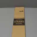 Anti Wrinkle Silicone Tipped Straw Set (Stainless Steel), Drinking Straw for Stanley 40 oz 30 oz Tumbler, Reusable Wrinkle Free Long Metal Straw for Lip with Cleaning Brush
