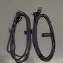 AINOPE USB to USB C Cable [2-Pack, 6.6ft] 3.1A Type C Charger Fast Charging, Right Angle USB C Cable for iPhone 17 Carplay Cable, Galaxy S10+ S10 S9, Note 10 9, LG V30, Moto, Computer Security Cables (Grey)