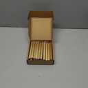 Ravinte 10 Pack Brass 3 Inch Hole Center Champagne Gold Handles Square Cabinet Hardware Stainless Steel Pulls for Kitchen Cupboard Drawers 5 Inch Overall Length