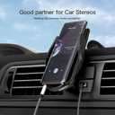 Nanxudyj AUX Cord 6ft,3.5mm Stereo Audio Cable 90 Degree Nylon Braided 3.5mm Male to Male Stereo Aux Cables Right Angle TRS Cable Portable Compatible for Headphone, car,Tablets, Speakers (6ft/1.8m)