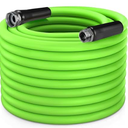 Hybrid Water Hose 200psi, Garden Hose, 5/8 in Heavy Duty Rubber Water Hose