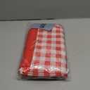 Picnic Blanket|Beach Mat|Picnic Blanket for Indoor and Outdoor, 80" x 60" Sandproof Waterproof Larger Mat for Beach, Travel, Camping, Hiking, Park Grass,Handy Mat Tote, Foldable. (Red Plaids)
