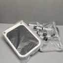 Sangohe Step Stool with Handle for Elderly, Aluminum Step Stools for Adults, Step Stool for Bed, Step Stool with Adjustable Handle and Legs, 275LBS Weight Capacity, 503A