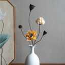 Ortonia Artisanal Dried Flower Decor - Separable Flower Heads and Stems for Custom Arrangement,Zero Maintenance, Timeless Elegance for Parties, Events, and Home Styling 0003