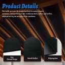 Attic Insulation Baffles,24 Inch,36 Pack,Black