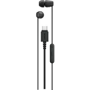 Sony IER-EX15C USB-C Plug, Wired in-Ear Headphones for iPhone and Android Phones, with Built-in Multi-Function Button, Volume and Mic Control, Supports USB Audio Class 1.0 Devices, Black