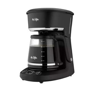 Mr. Coffee® 12-Cup Programmable Coffeemaker, Brew Now or Later