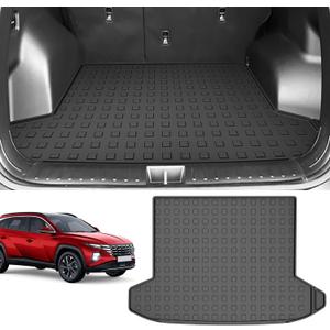 Cargo Mat Custom Fit for 2022-2025 2026 Hyundai Tucson Cargo Liner Trunk Mat - All Weather Cargo Mat Trunk Liner for 2026 2025 2024 2023 2022 Tucson Accessories Black