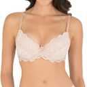 Smart & Sexy Women's Signature Lace Push-up Bra - Perfect for Seeking Effortless Style and Comfort, Beige, 32B